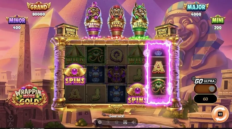 Wrappin' More Gold - Gulungan Game Dasar dengan Ikon