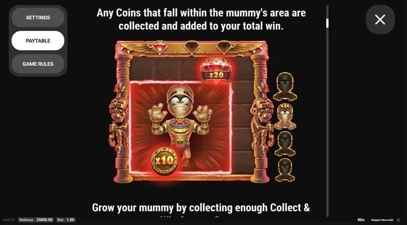 Wrappin' More Gold - Jendela Aturan dan Info Game